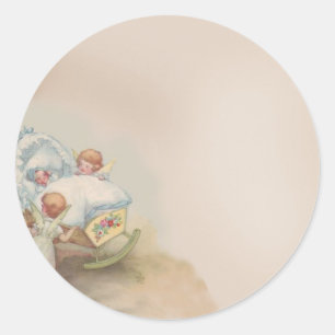 Baby Angels Ronde Sticker