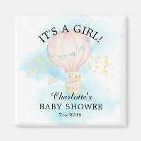 Baby Animals Hot Air Ballon Baby shower Favor
