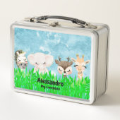 Baby Animals Metal Lunchbox (Voorkant)