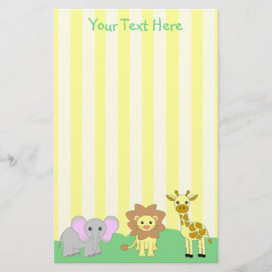 Baby Animals Stationery (TBA) Briefpapier