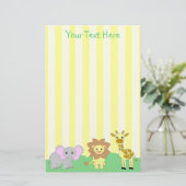 Baby Animals Stationery (TBA) Briefpapier (Staand voorkant)