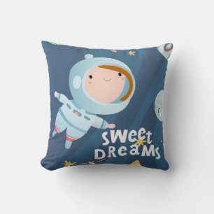 Baby Astronaut (meisje) Sweet Dreams Sierkussen