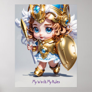 Baby Athena "Mijn Wereld Mijn Regels" v2 Poster