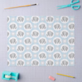 Baby Baby Boy Blue Elephant Shoft Gift Tissuepapier (Craft)