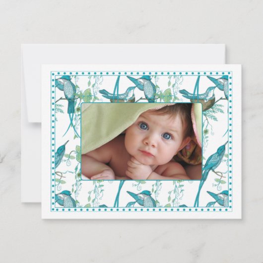 Baby Baby Foto aankondiging (Voorkant)