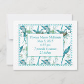 Baby Baby Foto aankondiging (Achterkant)