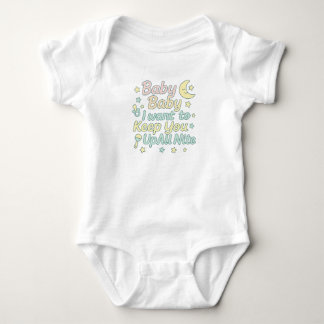 Baby Baby Keep You Up All Nite Pastel Nursery Quot Romper