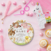 Baby Baby shower 7-inch Bord (Feest)
