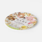 Baby Baby shower 7-inch Bord (Gekanteld)