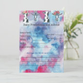 Baby Baby shower Kaart (Staand voorkant)