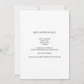  Baby Baby shower per post Kaart (Achterkant)