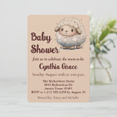 Baby Baby shower Uitnodiging (Staand voorkant)