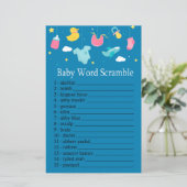 Baby Baby-woordscramble (Staand voorkant)