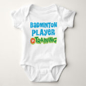 Baby Badminton Player Romper (Voorkant)