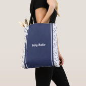 Baby Baller Baby blauwe Canvas tas. Draagtas (Dichtbij)