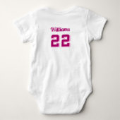 Baby Baller Tshirt rose (Dos)