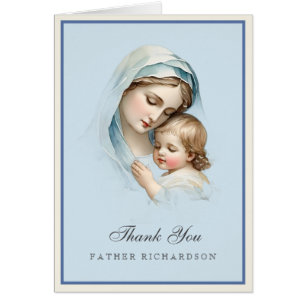 Baby Baptismal Bedankt voor priester