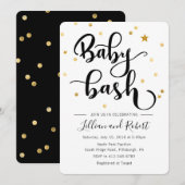 Baby Bash Couples Baby shower invitation (Devant / Derrière)