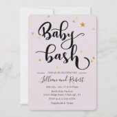 Baby Bash Couples Baby shower invitation (Devant)