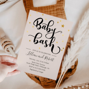 Baby Bash Couples Baby shower invitation
