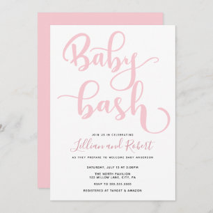 Baby Bash Couples Baby shower Kaart