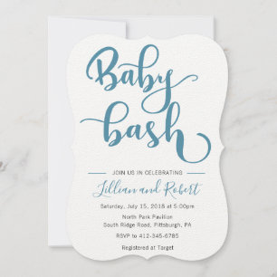 Baby Bash Couples Baby shower Kaart