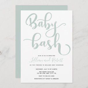 Baby Bash Couples Baby shower Kaart