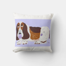 Baby Basset Hound  Kussen