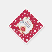 Baby Bawling Funny Baby shower Papieren servetten (Hoek)