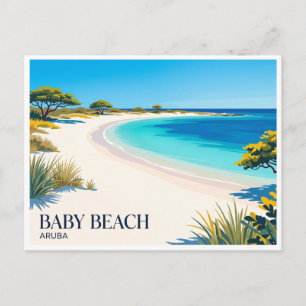 Baby Beach San Nicolas Aruba Briefkaart