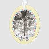 Baby Beads Fotoaankondiging Ornament (voorkant)