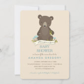Baby Bear Cub Mama Bear Baby shower Invitation (Devant)