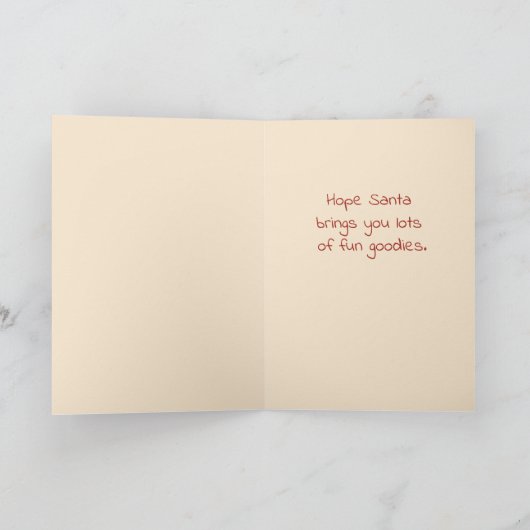 Baby Bear First Christmas Greeting Carte de vacanc (Intérieur)