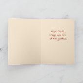 Baby Bear First Christmas Greeting Carte de vacanc (Intérieur)