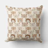 Baby Bear Nursery Double Sided Kussen (Voorkant)