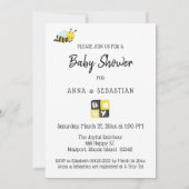 *~* Baby Bee Baby Girl Shower Invitation (Dos)