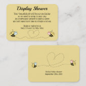 Baby Bee Boy Et Girl Twins Enclôture Carte (Devant / Derrière)