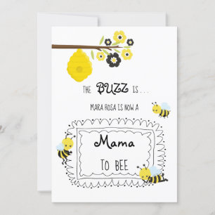 *~* Baby Bee MAMA OM Baby shower uitnodiging te wo