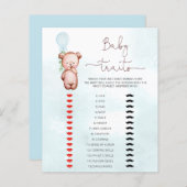 Baby beer Baby shower (Voorkant / Achterkant)