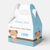 Baby Beer Baby shower Gable Box - Boy Bedankdoosjes (Achterkant)