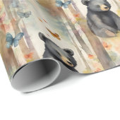 Baby Beer Cadeaupapier (Rol Hoek)