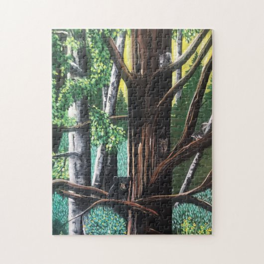 Baby Beer klimmende puzzel Legpuzzel (Verticaal)