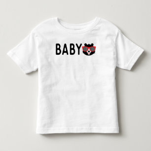 Baby Beer met zonnebril Peuter Baby T-shirt