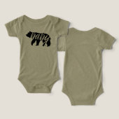 Baby-Beer | overeenkomende familie (Ontwerp Voorkant & Achterkant)