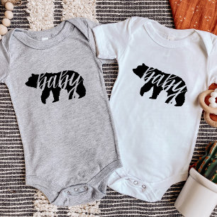 Baby-Beer overeenkomende familie Romper
