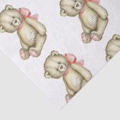 Baby Beer roze Waterverf Tissuepapier (Detail)