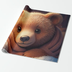 Baby Beer Snuggling Cadeaupapier