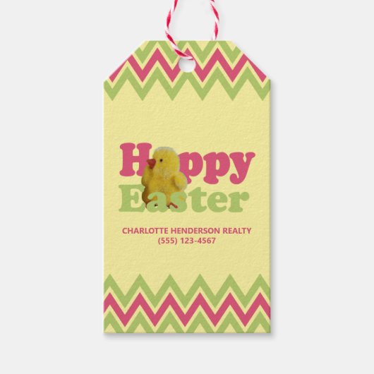Baby bek Happy Paast Pop door Cadeaulabel (Voorkant)