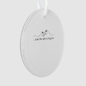 Baby bekendmaking ornament (voorkant)