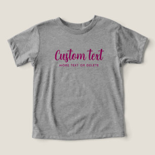 Baby Bella Canvas Tri-blend Grijs & Roze Sjabloon